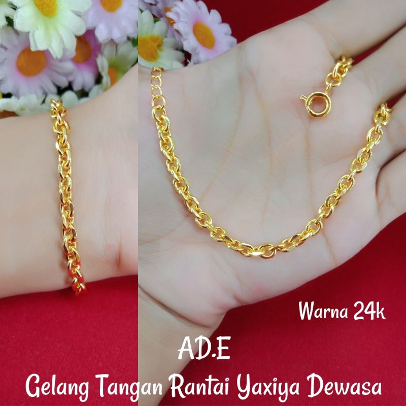 Gelang Tangan Medan Replika Emas24K