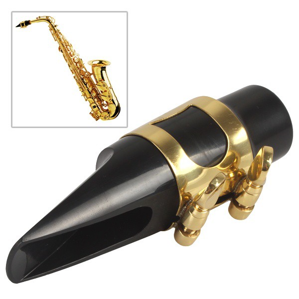 Mouthpiece Alto-Saxophone Dengan Cap + Klip + Reed