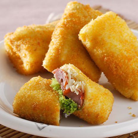 

Risoles Risol Smoked Chicken Hot mayo Telur Keju frozen food 5 Pcs