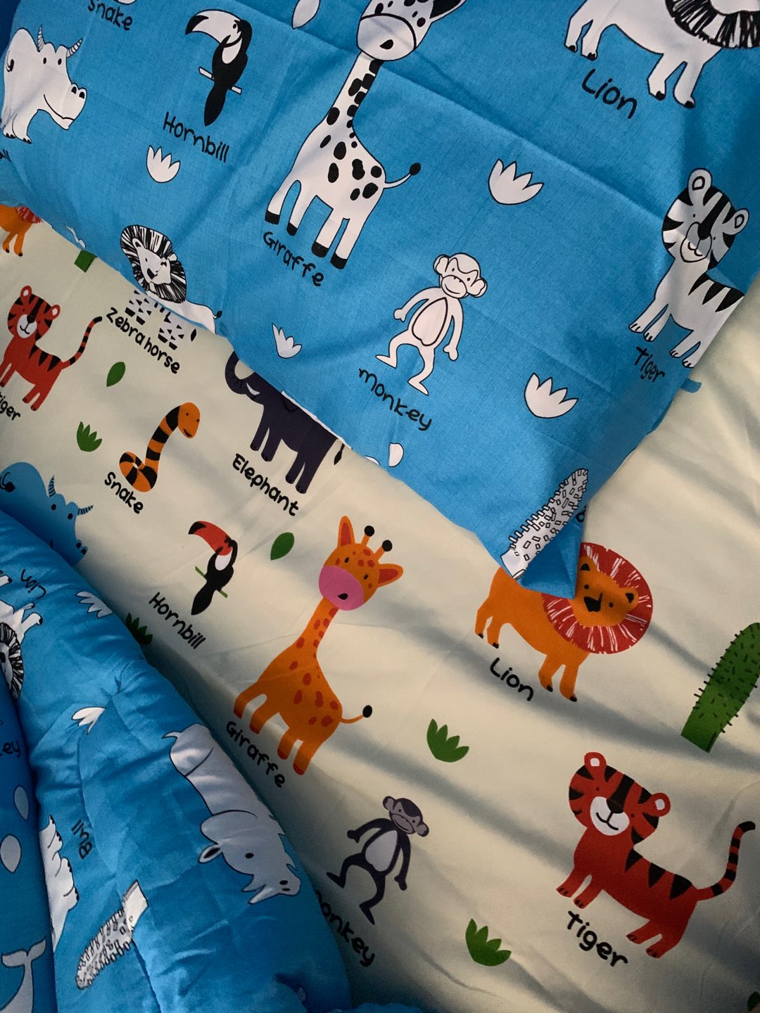 Ww Bed Cover Diva Linen - Tinggi 30cm - Safari Land - 120x200 (single)