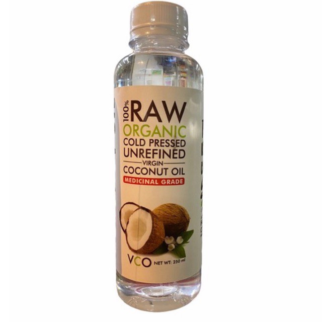 Skinny 100% Raw Organic Cold Pressed Unrefined Virgin Coconut Oil 250ml