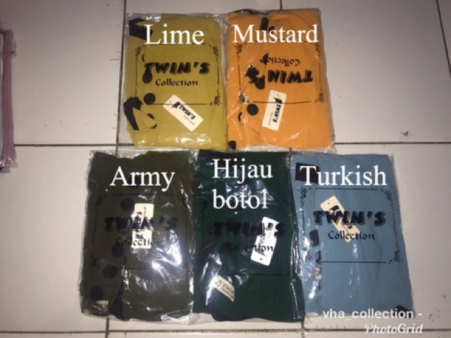 TWINS | Khimar KANCING 2LIST ceruty babydoll