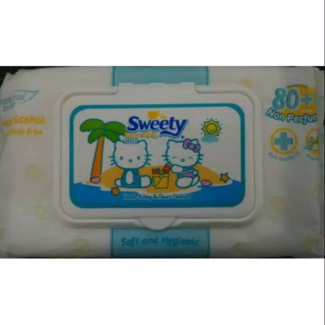 Tisu basah sweety 80+4 lembar