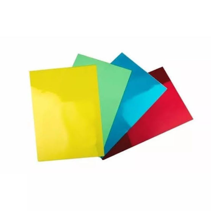 

Plastik Mika Jilid Transparant Warna 0,10 mm Folio