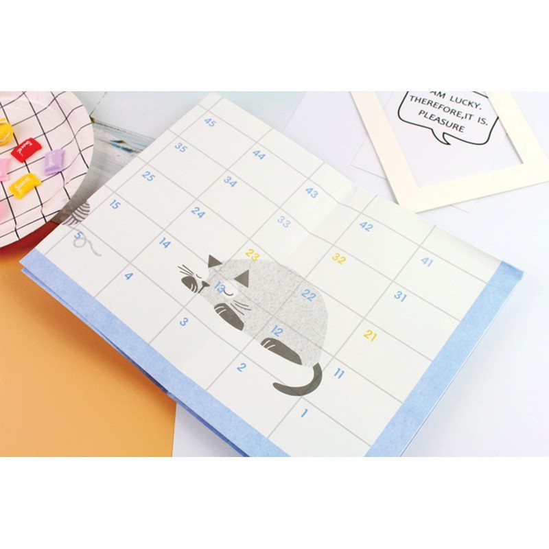 

Buku Planner / Meow 100 Days Schedule / Buku Catatan