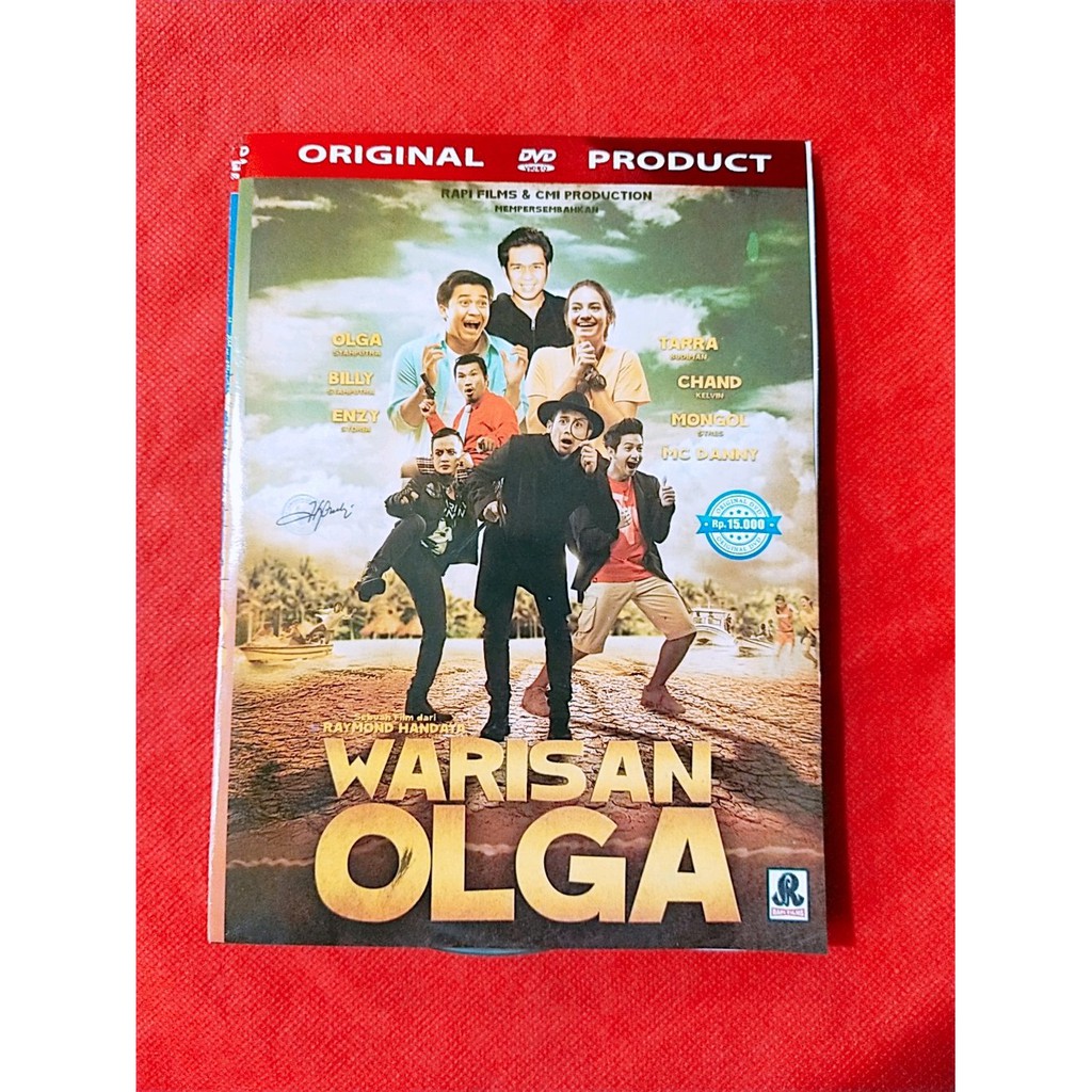 KASET DVD ORIGINAL FILM INDONESIA WARISAN OLGA TERLARIS