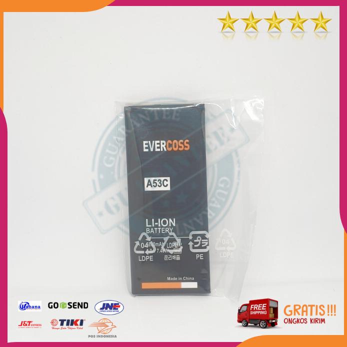 Acc Hp Baterai Evercoss A53C A53C Double Power Baterai