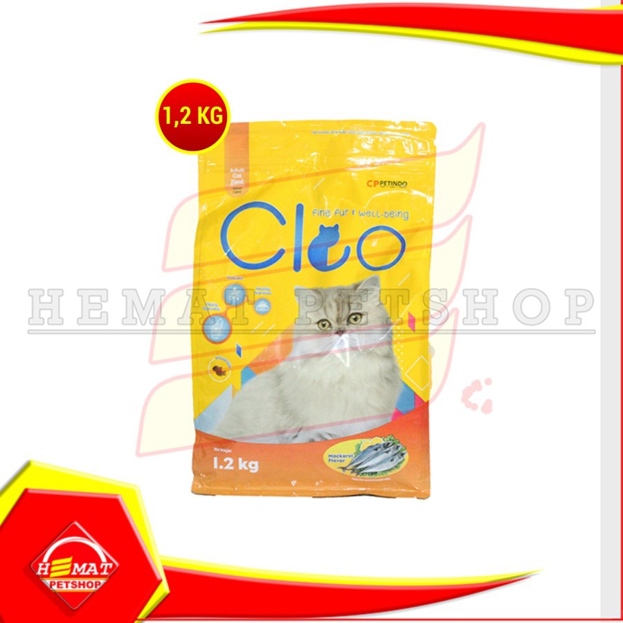 Makanan Kucing Dewasa Adult Cleo MACKEREL Adult Cat Food 1,2kg