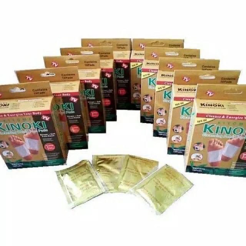 DC - Koyo Herbal Kaki Kinoki Gold Detox Original Isi 2 / 10 Pad