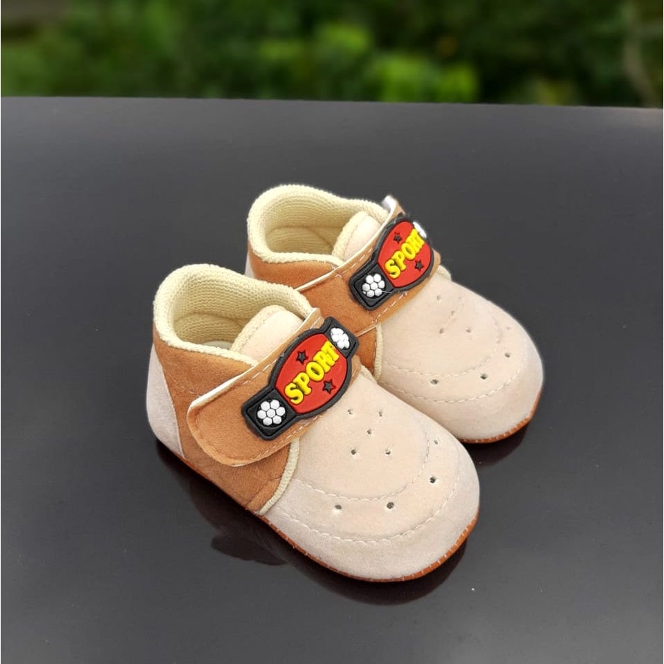 VINANDOZ PRL01 Sepatu Bayi Prewalker anak 1 s/d 12 bulan - Sepatu baby Motif Sport Lucu