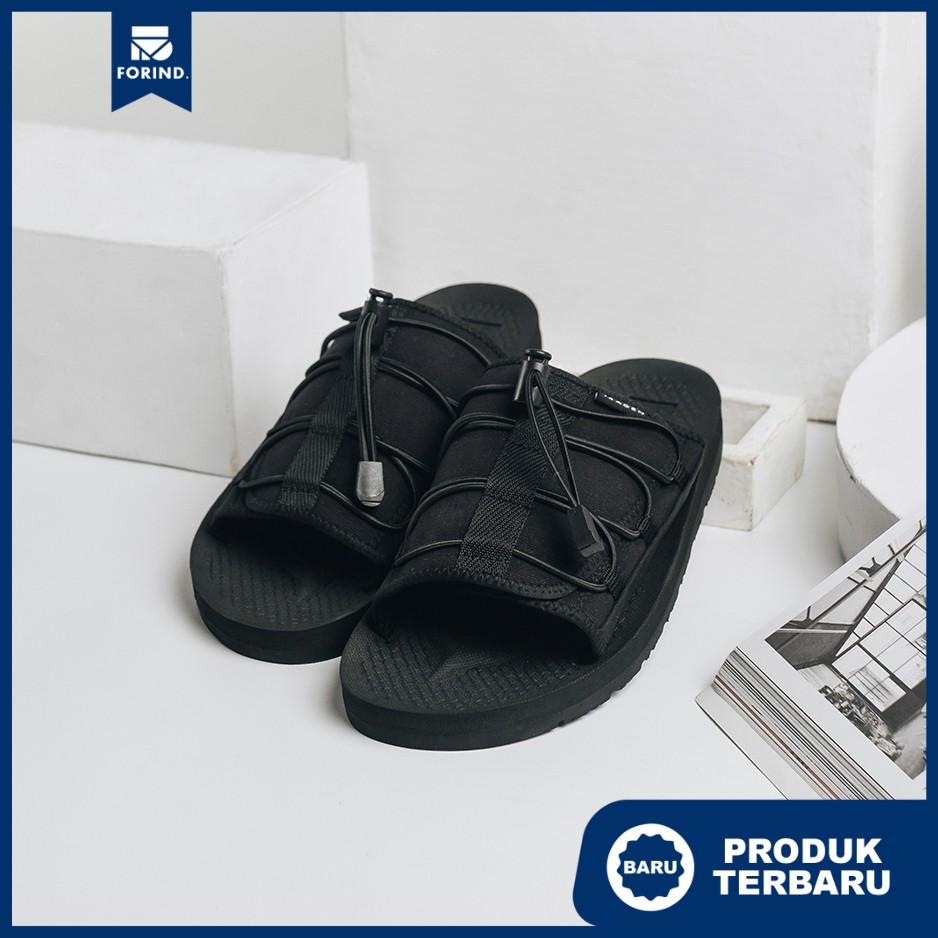 Oliver Black | Sendal Gunung Hitam Original Sandal Santai Kasual Pria Laki Footwear | FORIND Tragen