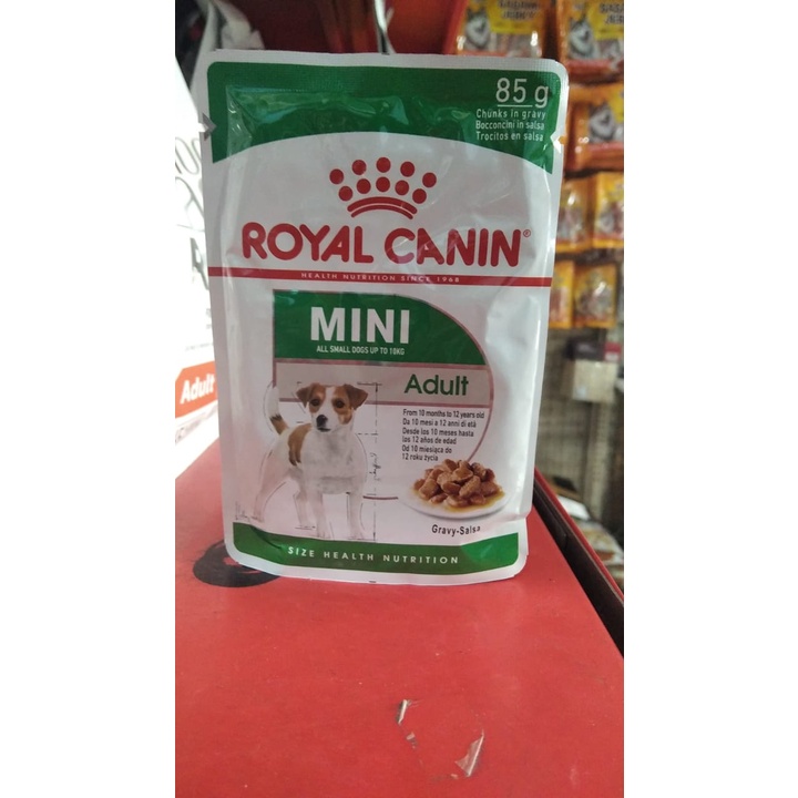 royal canin pouch mini puppy makanan basah anjing kecil 85gr