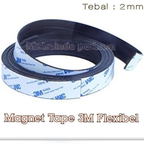 

Lakban Magnet Tape 3M / Magnet Flexibel / Magnetic Roll 15Mm X 10 Mtr