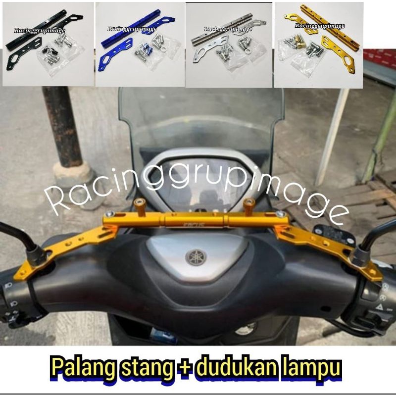 Stabiliser Stang Full Cnc Nmax Aerox Lexi Pcx Adv Universal - Palang Stang Stelan Full Cnc Universal