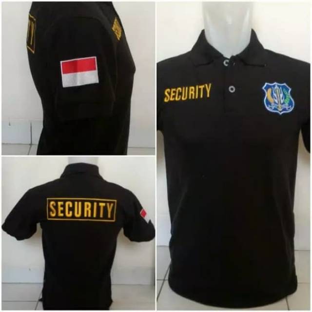 KAOS SECURITY - KAOS KERAH SECURITY - HARGA TERMURAH POLO SECURITY