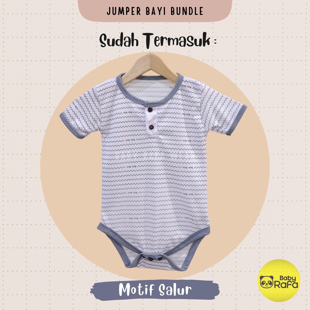 Serian Abu - 3 pcs Jumper Bayi GREY SERIES 0 sd 6 Bulan merk SNI Bolo - Bolo / Baju Bayi JUMPER Serian Abu