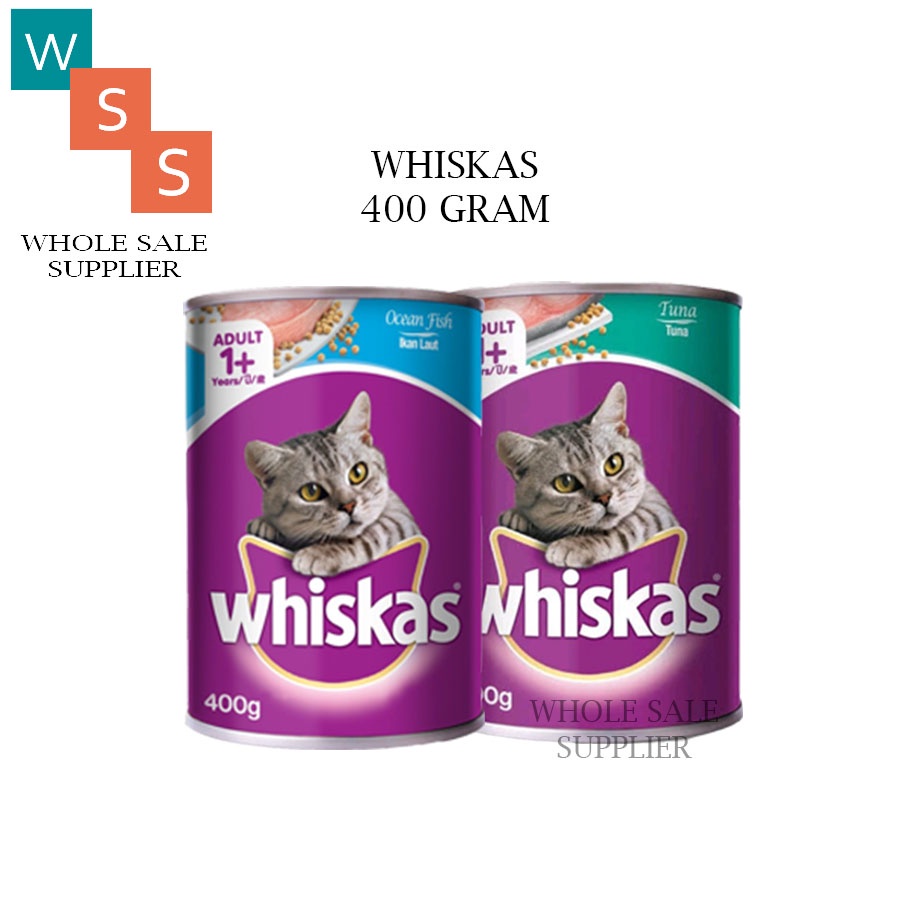 MAKANAN KUCING KALENG WHISKAS 400GR ALL VARIAN