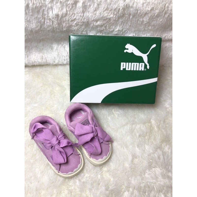 Puma Basket Heart Little Kids Shoes