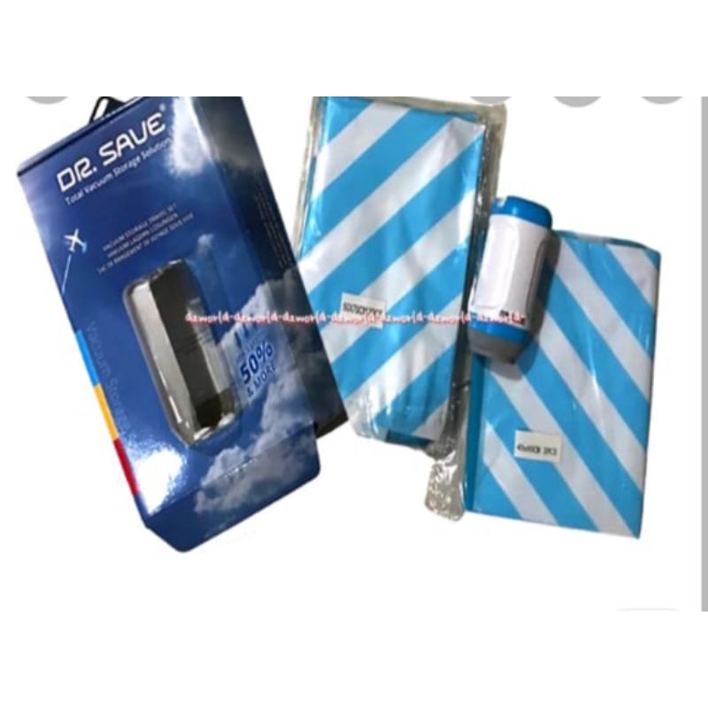 Dr save total vacuum storage kantong plastik vacuum dan pompa drsave