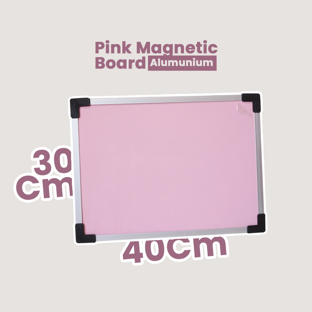 

Papan Tulis - Square Magnetic Board - Frame Alumunium - Size Mini