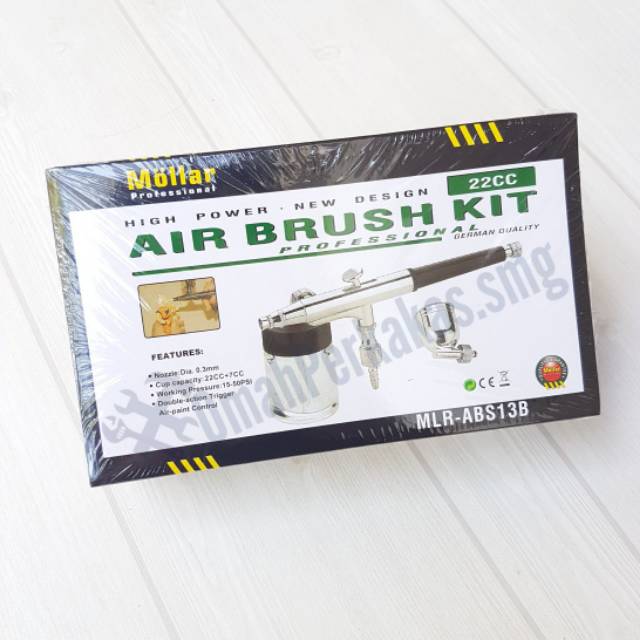 

Air Brush Kit / Pen Brush / Spray Gun Lukis MLR ABS13B 22CC