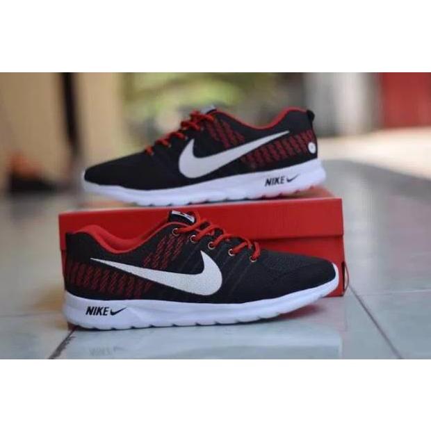 る SEPATU SPORT NIKE AIRMAX RUNNING MERAH HITAM PRIA ㄳ
