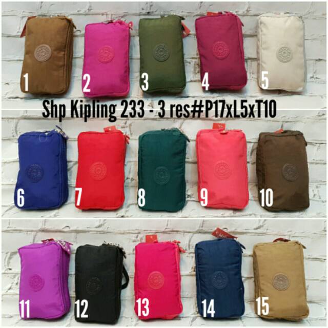 Tempat HP Kipling 233. 3Res. 17x5x10cm. 30ribu