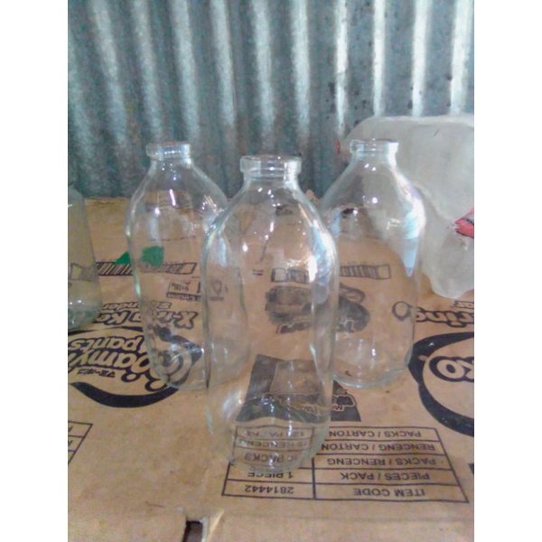 Botol cupang/Botol unik / Botol hias 400 Mili liter