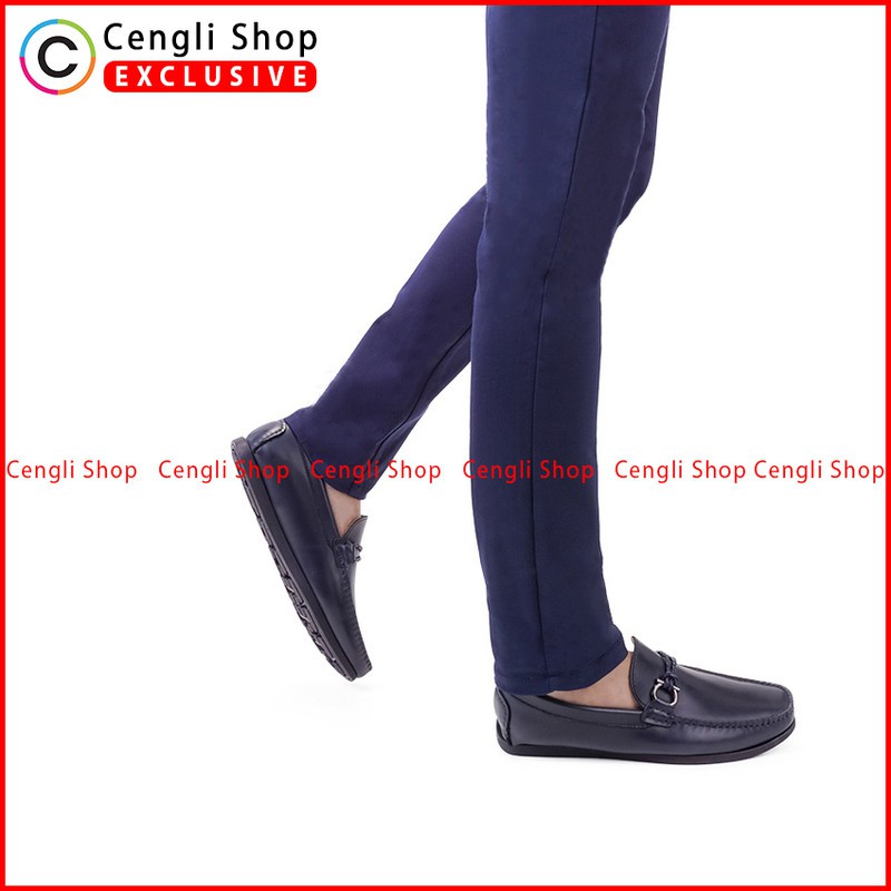 SEPATU EVERBEST PRIA TERBARU ORIGINAL PANSUS LOAFER BIRU NAVY EVEM152