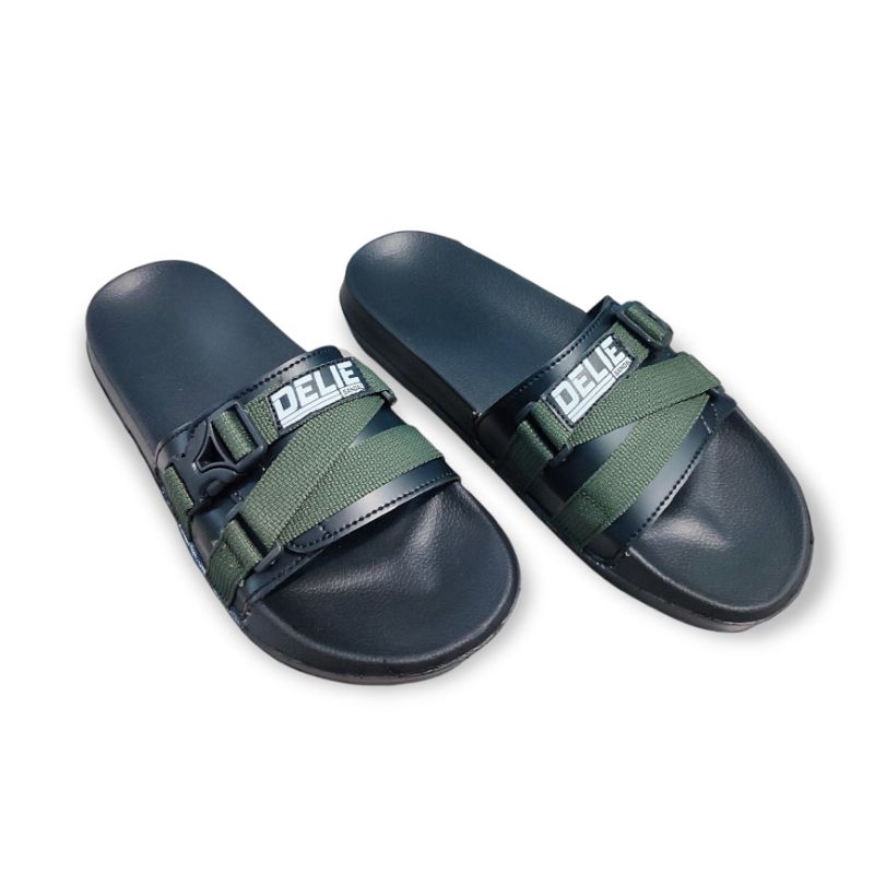 Sandal Slide Pria Casual kualitas premium delie sandal