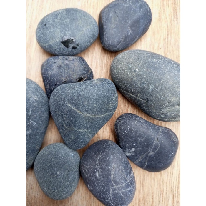 Batu Koral Sikat Hitam Super 3/4 Cm 10kg