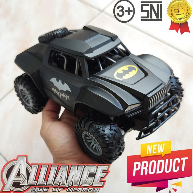 MAINAN ANAK LAKI MOBIL 4WD AVENGERS OFFROAD BESAR REMOTE CONTROL - HITAM