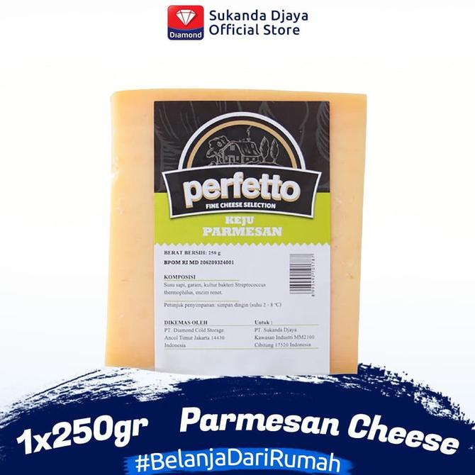 

BAYAR DITEMPAT Perfetto Keju Parmesan Cheese 250 gr