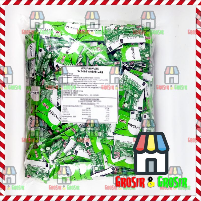 

Wasabi Paste Sachet Hot 2gr x 500 pcs ( 1 kg )