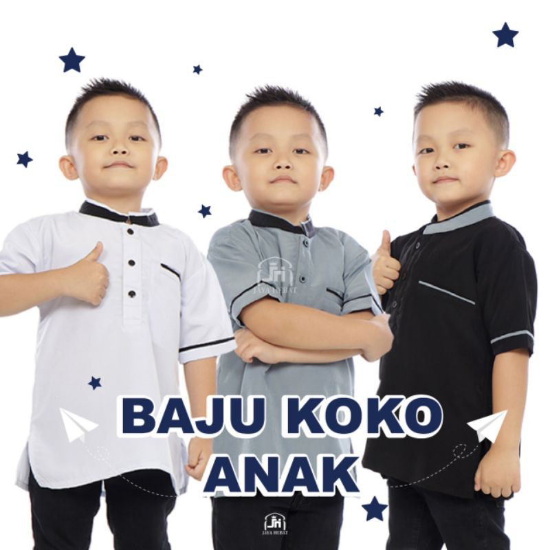 BAJU KOKO ANAK LAKI LAKI MUSLIM BAJU KOKO KURTA ANAK COWOK BAJU MUSLIM ANAK