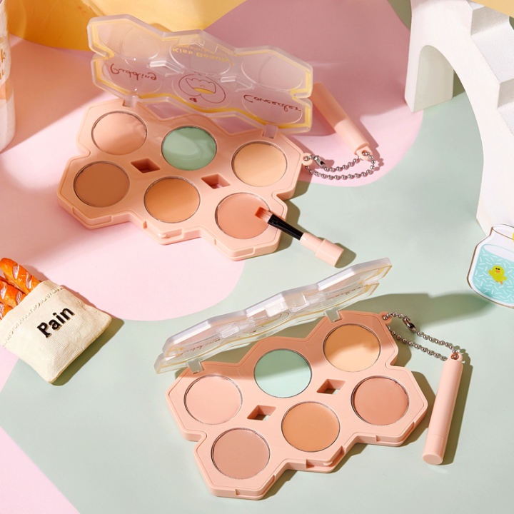 [Per Pc] Concealer Kiss Beauty Pudding Palette 3in1