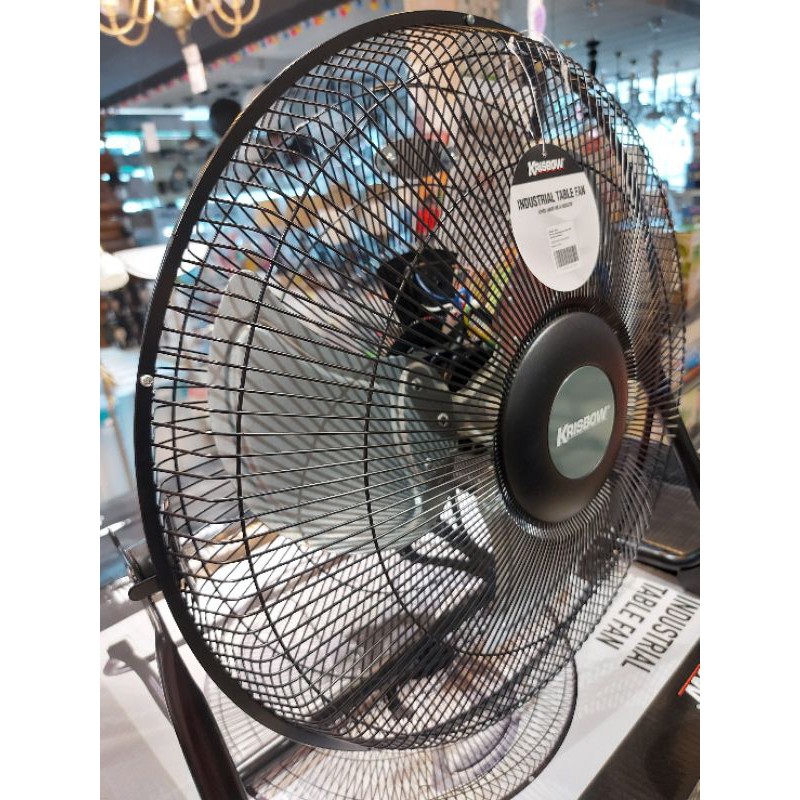 KRISBOW KIPAS ANGIN MEJA INDUSTRIAL 16 INC / KRISBOW TABLE FAN / KIPAS ANGIN BESI 80W