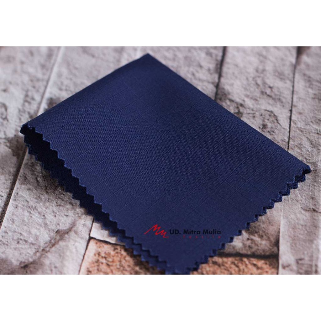 Kain Ribstop Drill Istex, Bahan Seragam, Kode 310 Warna Dongker