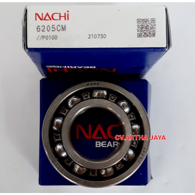 BEARING LAHER LAKER KLAKER KRUK AS BANDUL 6205 NACHI FIZR / F1ZR / ALFA / FORCE ONE / V80 / V 80 / R