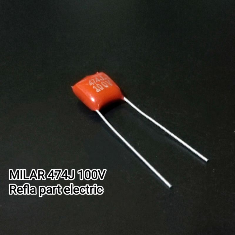 CAPACITOR MILAR 474J 100V 470K 470N 100VOLT