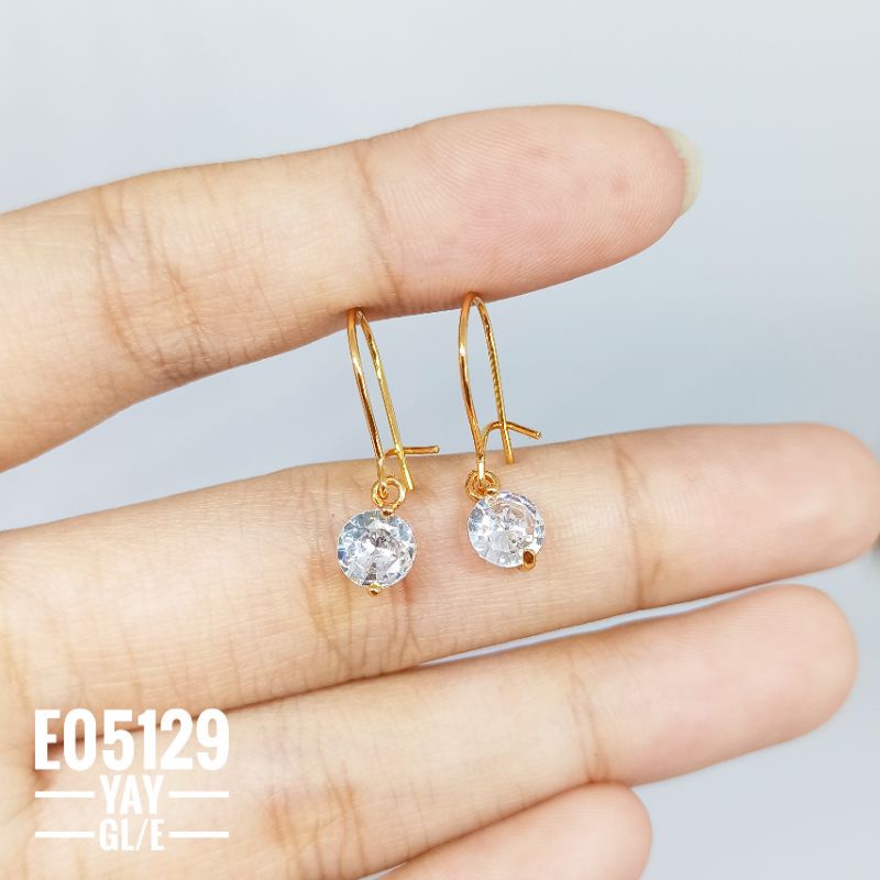 Anting Yaxiya Jepit Mata Zircon E05129