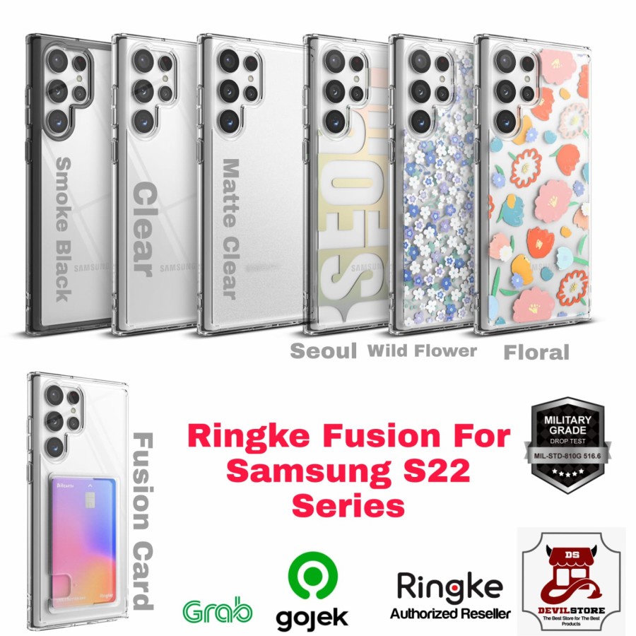 Case Samsung Galaxy S22 Ultra S22 Plus Samsung S22 RIngke Fusion Ori