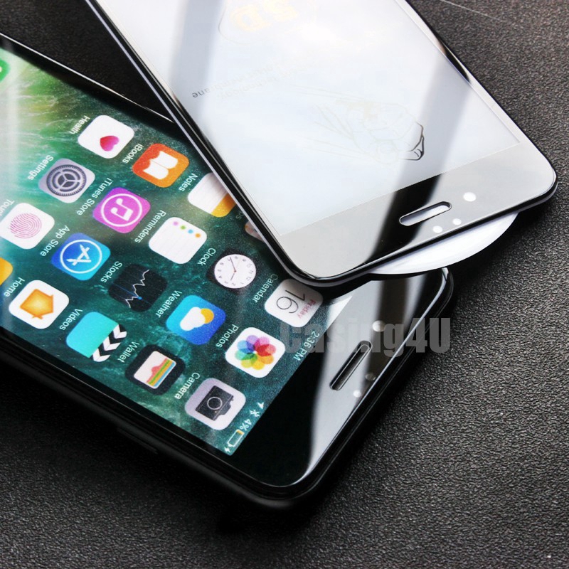 Protective Glass on the For iPhone 6/6s 7/8 Plus SE2 11 Pro XR X XS Max XR Tempered Screen Protector Curved Edge Glass Full Cover Glass