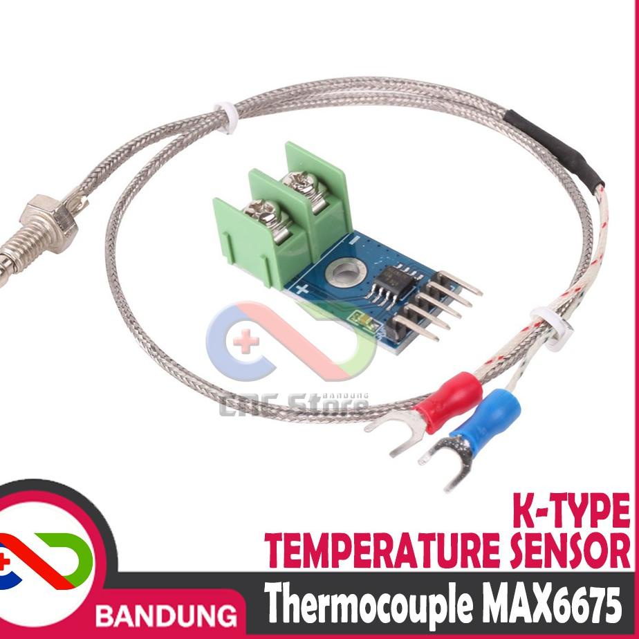 Seller Resmi K TYPE-K THERMOCOUPLE MAX6675 MODULE HIGH TEMPERATURE SENSOR FOR ARDUINO SENSOR SUHU