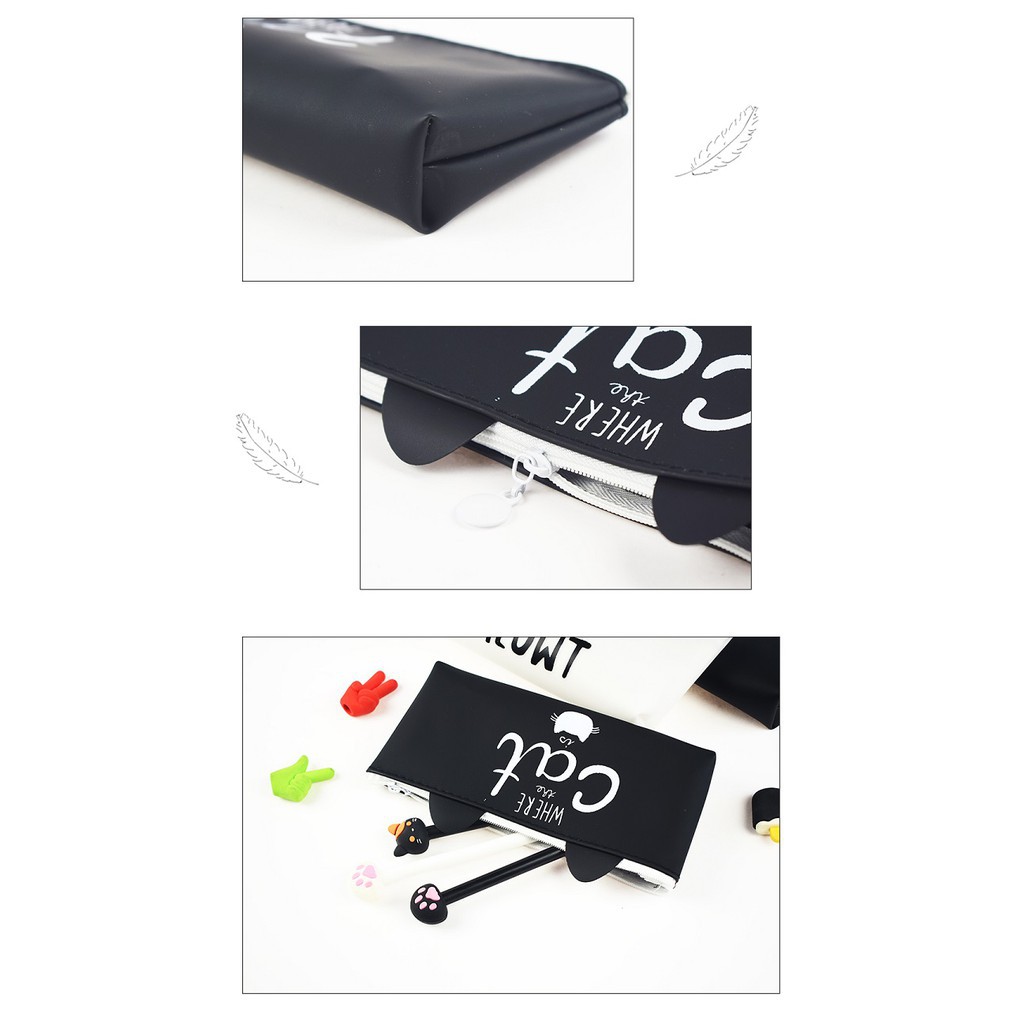 

TP0027 Tempat Pensil Black and White Cat / Tempat Kosmetik