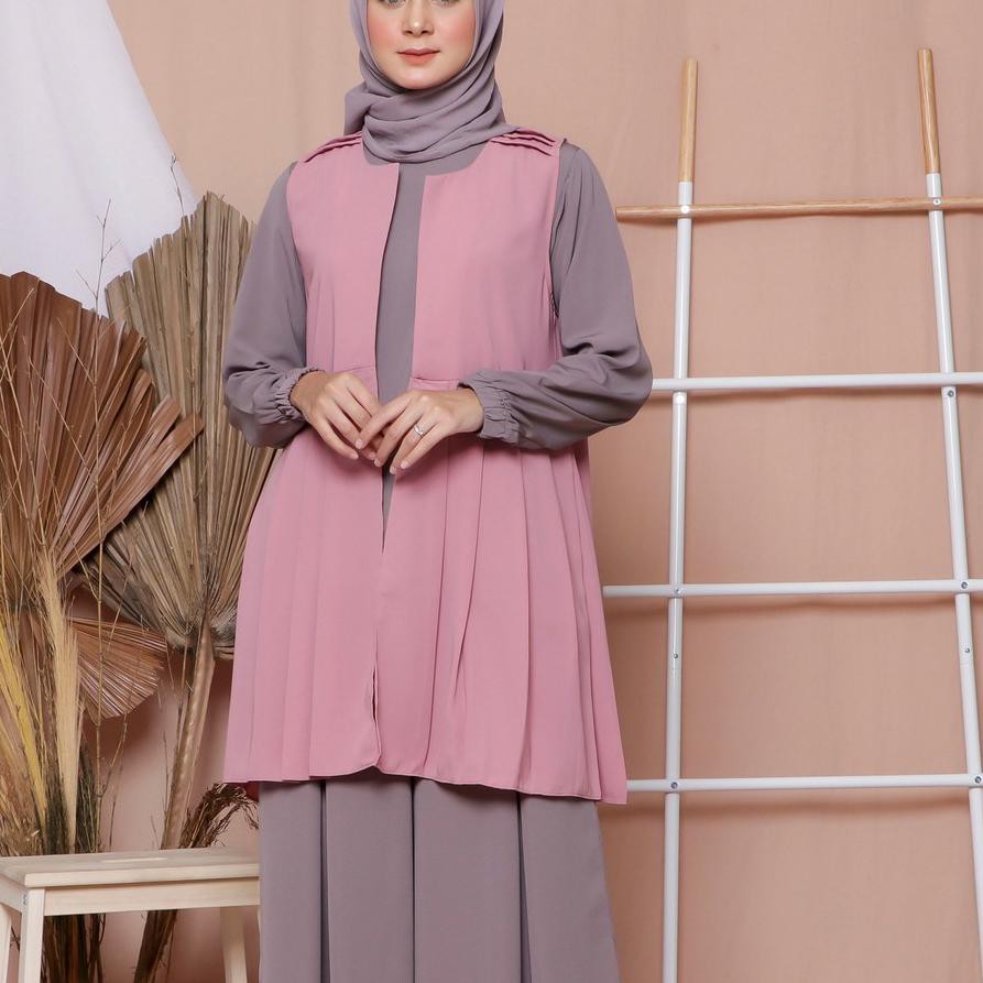 JDY Atasan Muslim - Luvena Blouse Set .