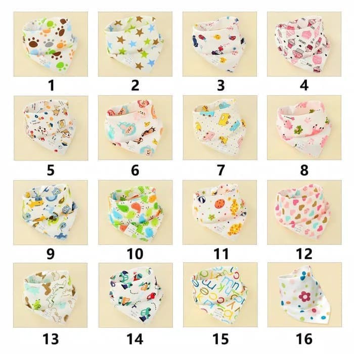 celemek makan baby bibs cotton slabber new