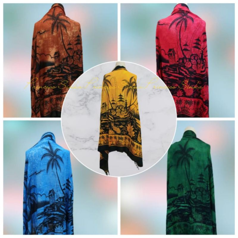 Kain Pantai Bali Batik Rayon Adem