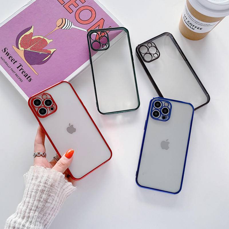 Soft Case Silikon Transparan Untuk iPhone 13 12 11 Pro MAX Mini X XS MAX XR SE 2022 2020 6 6S 7 8 Plus