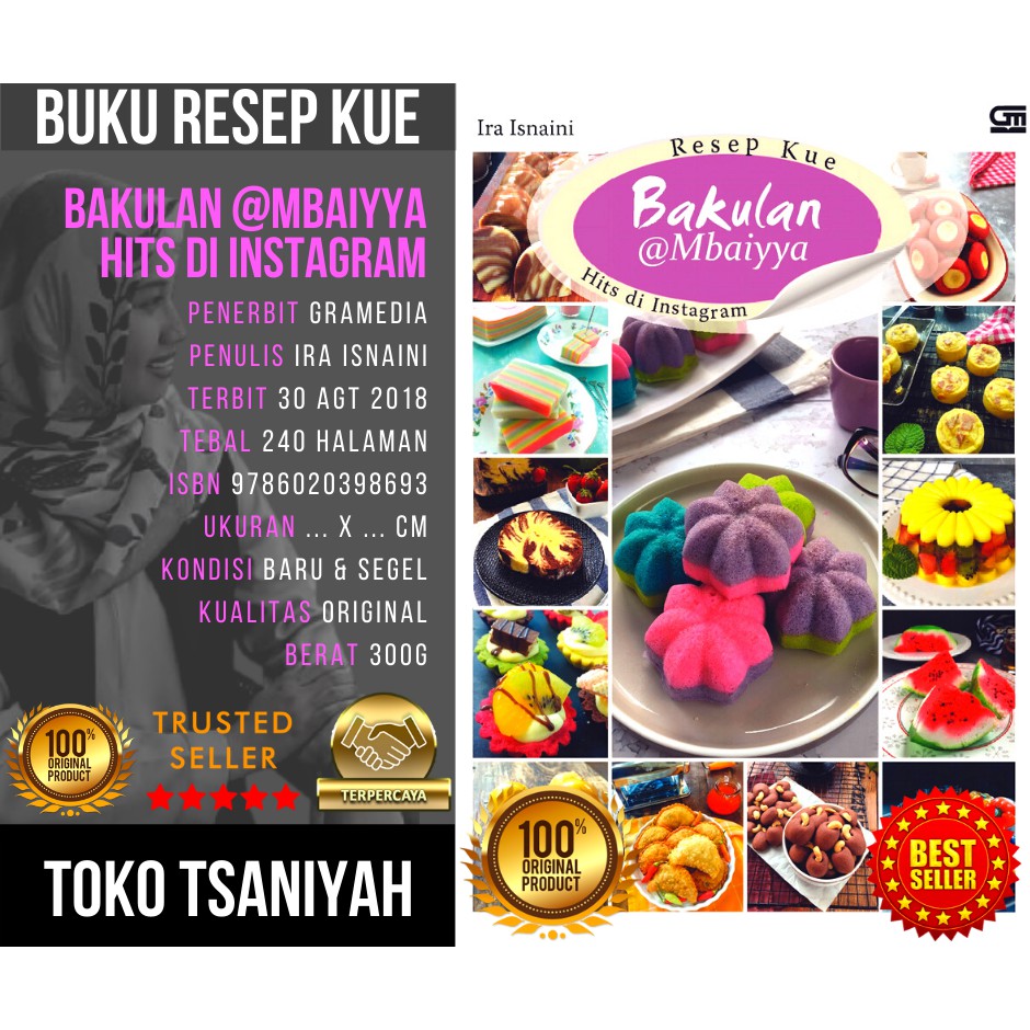 Buku Resep Kue Bakulan Mbaiyya Hits Ira Isnaini Cake Cakes Dessert Camilan Cemilan Makanan